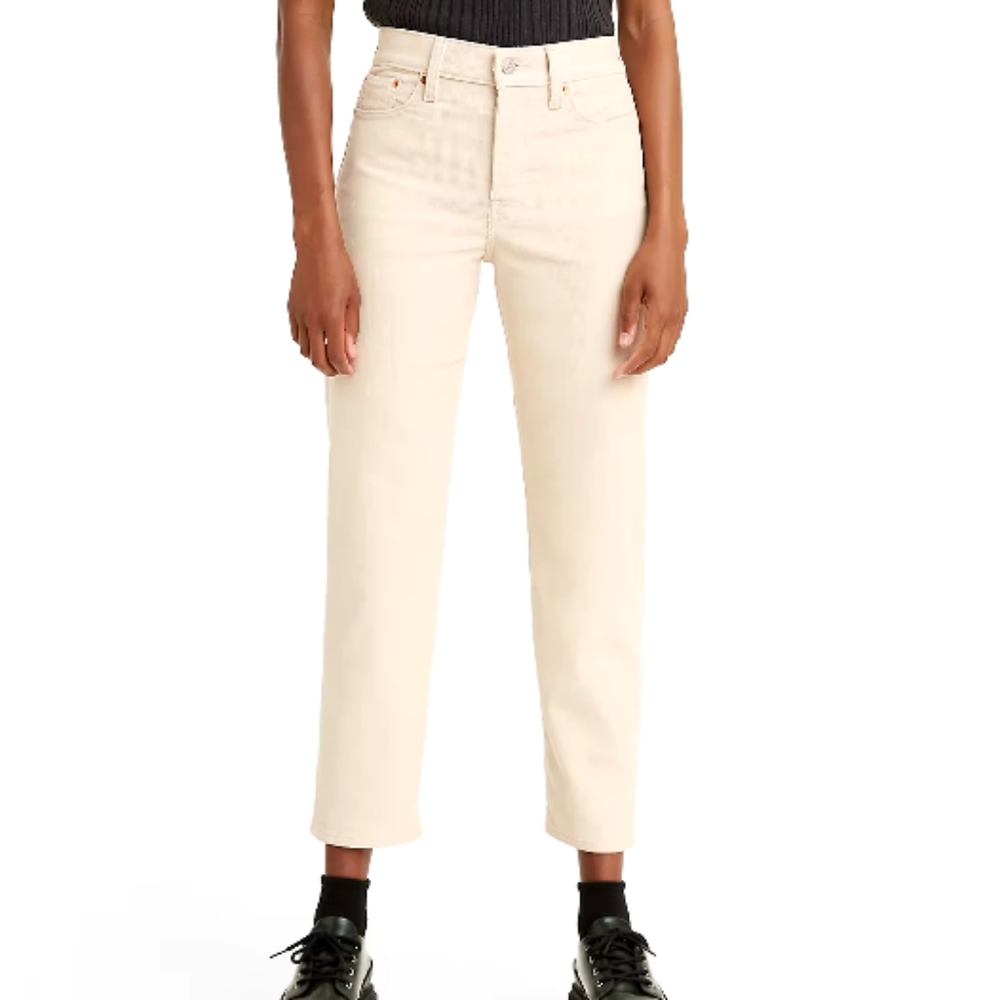 Levi's Wedgie Corduroy Pants Jeans Sandshell Beige